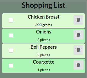 Shopping List Generator Thumbnail
